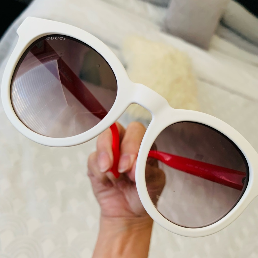 Gucci sunglasses white